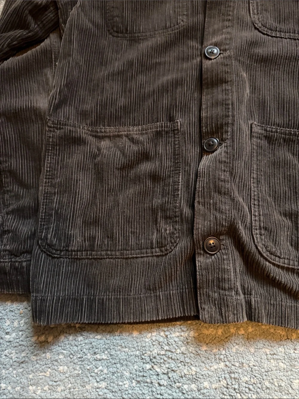 Lafaurie Men’s Corduroy French Chore Coat Size S